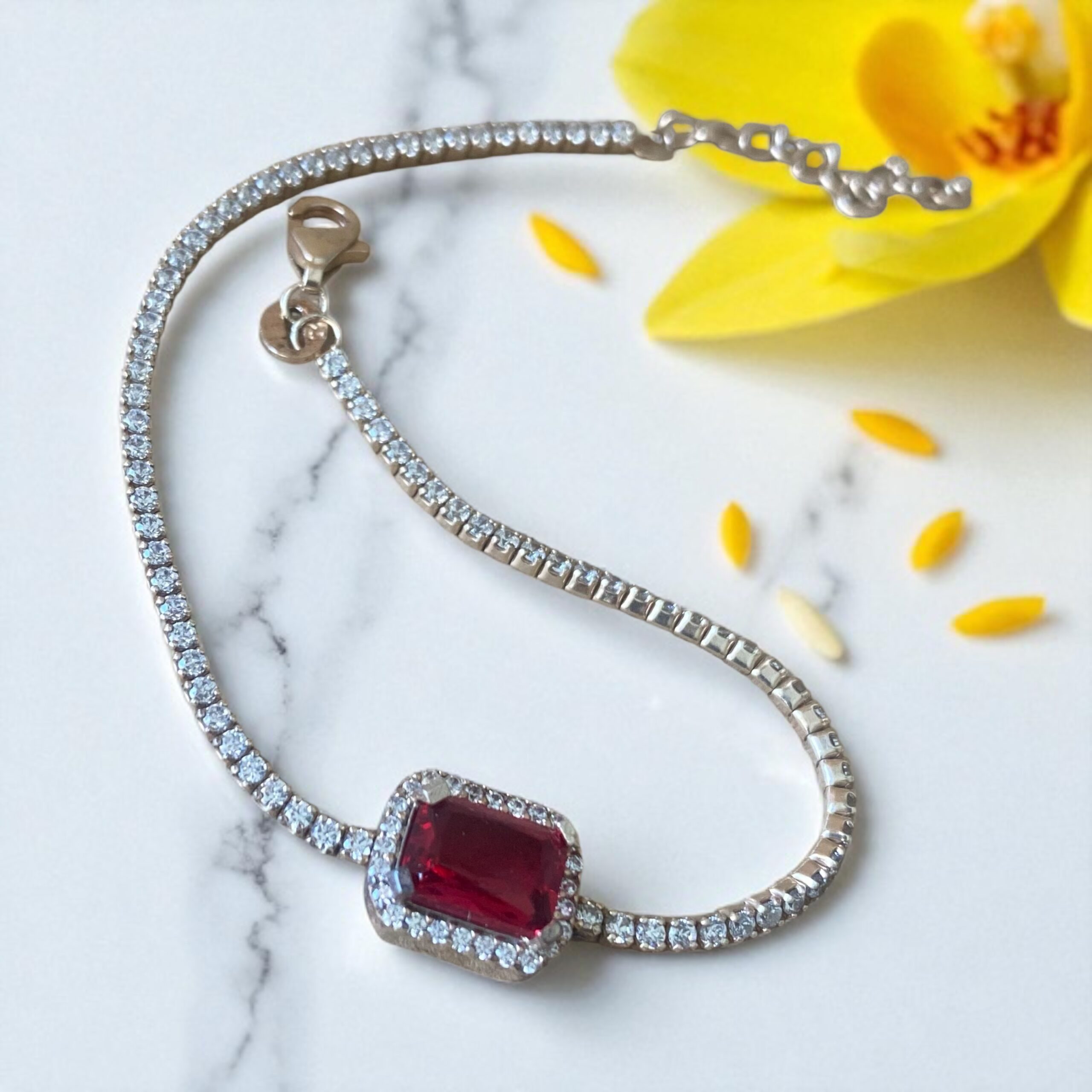 Fuşya Baget Suyolu Bileklik - Görsel 2