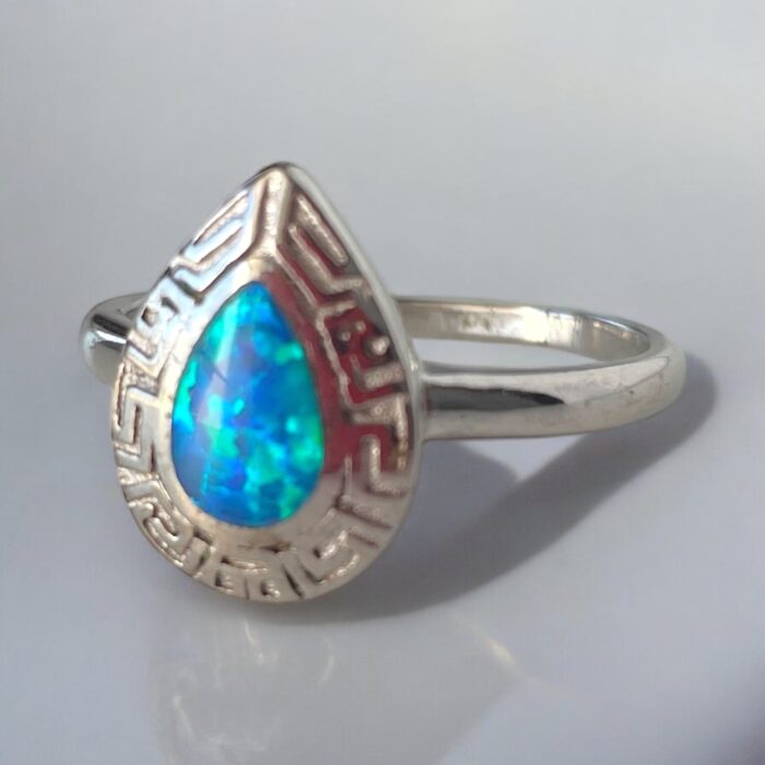 Damla/Mısır İşi Opal Yüzük