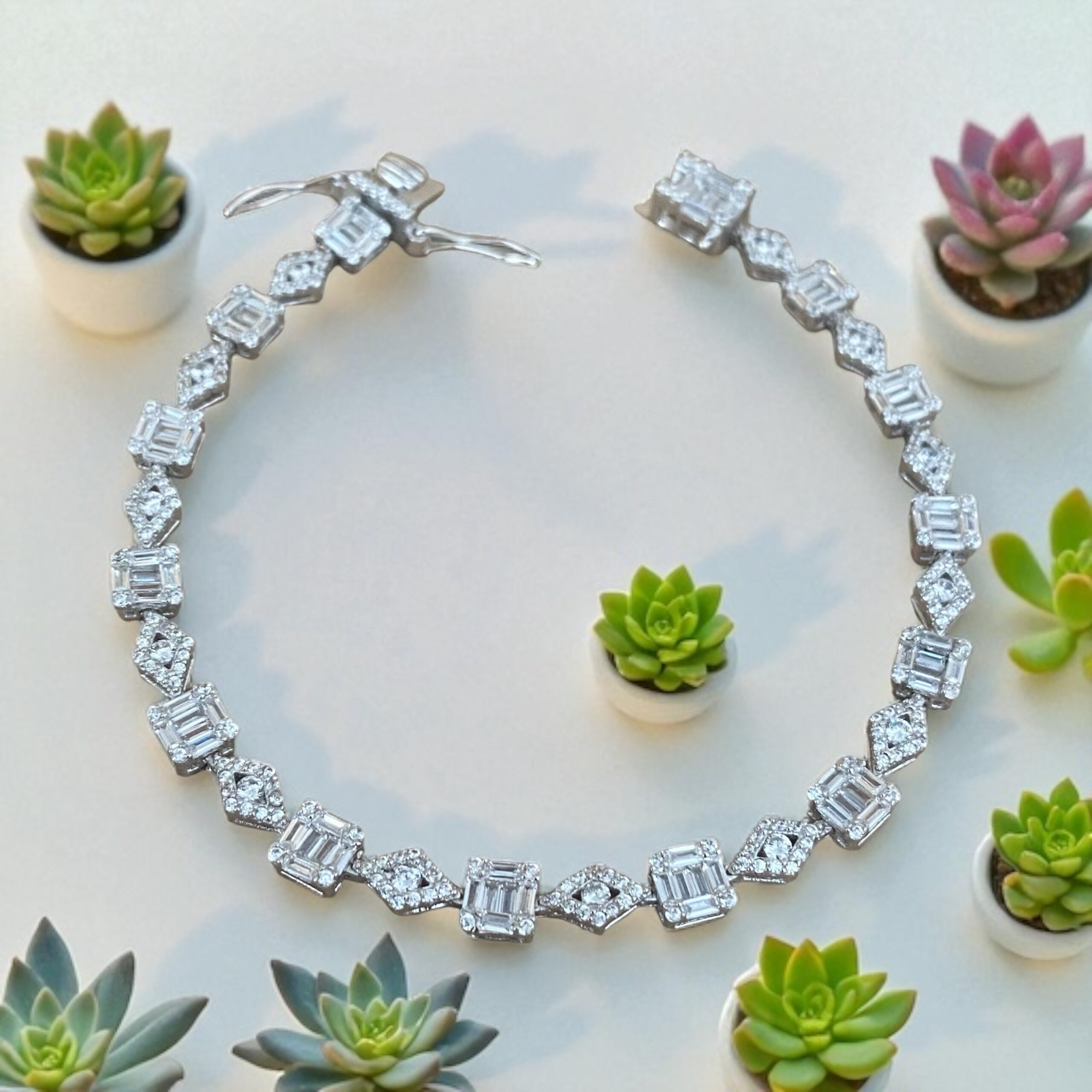 Kare Göz Suyolu Bileklik - Görsel 2