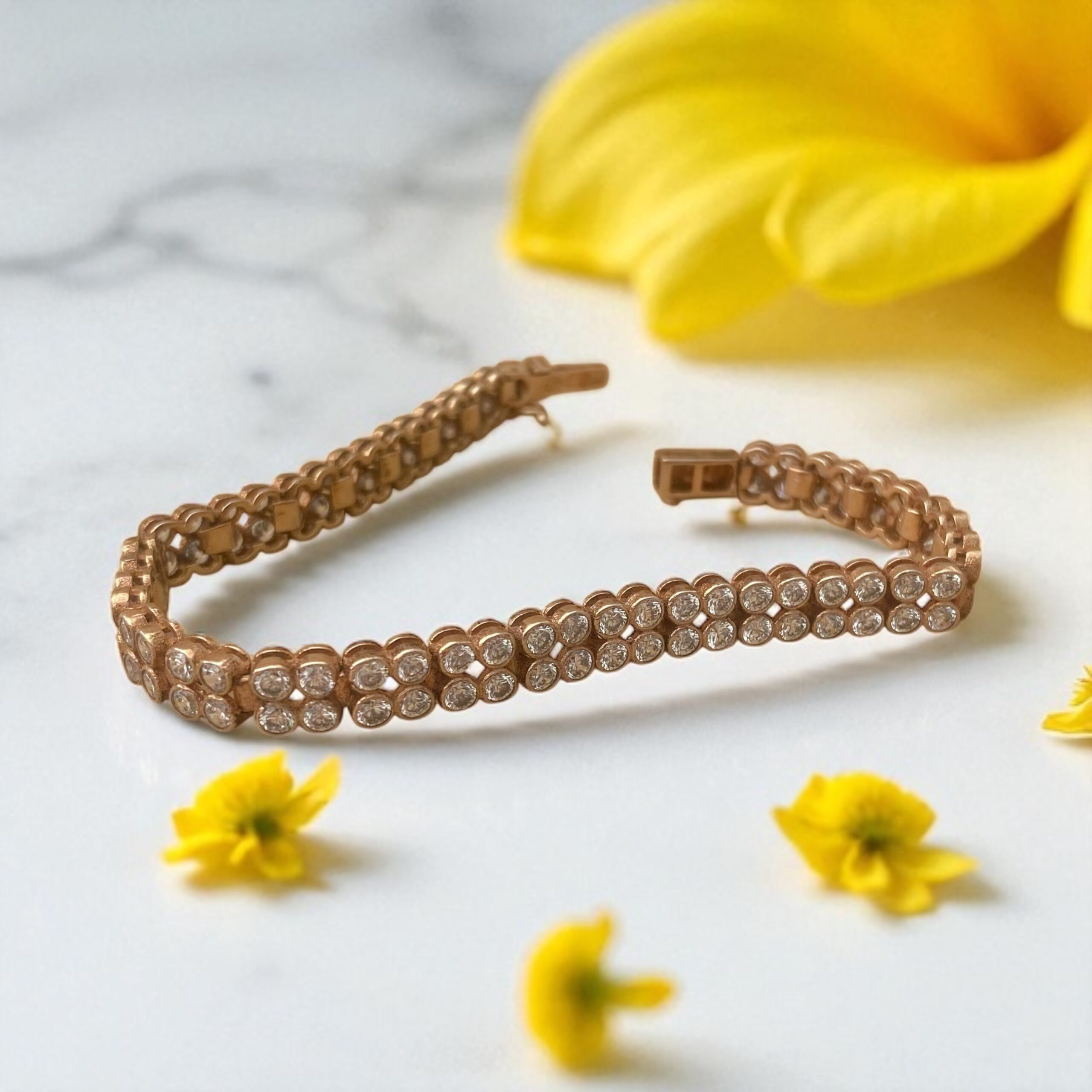 Çift Sıra Suyolu Bileklik - Görsel 3