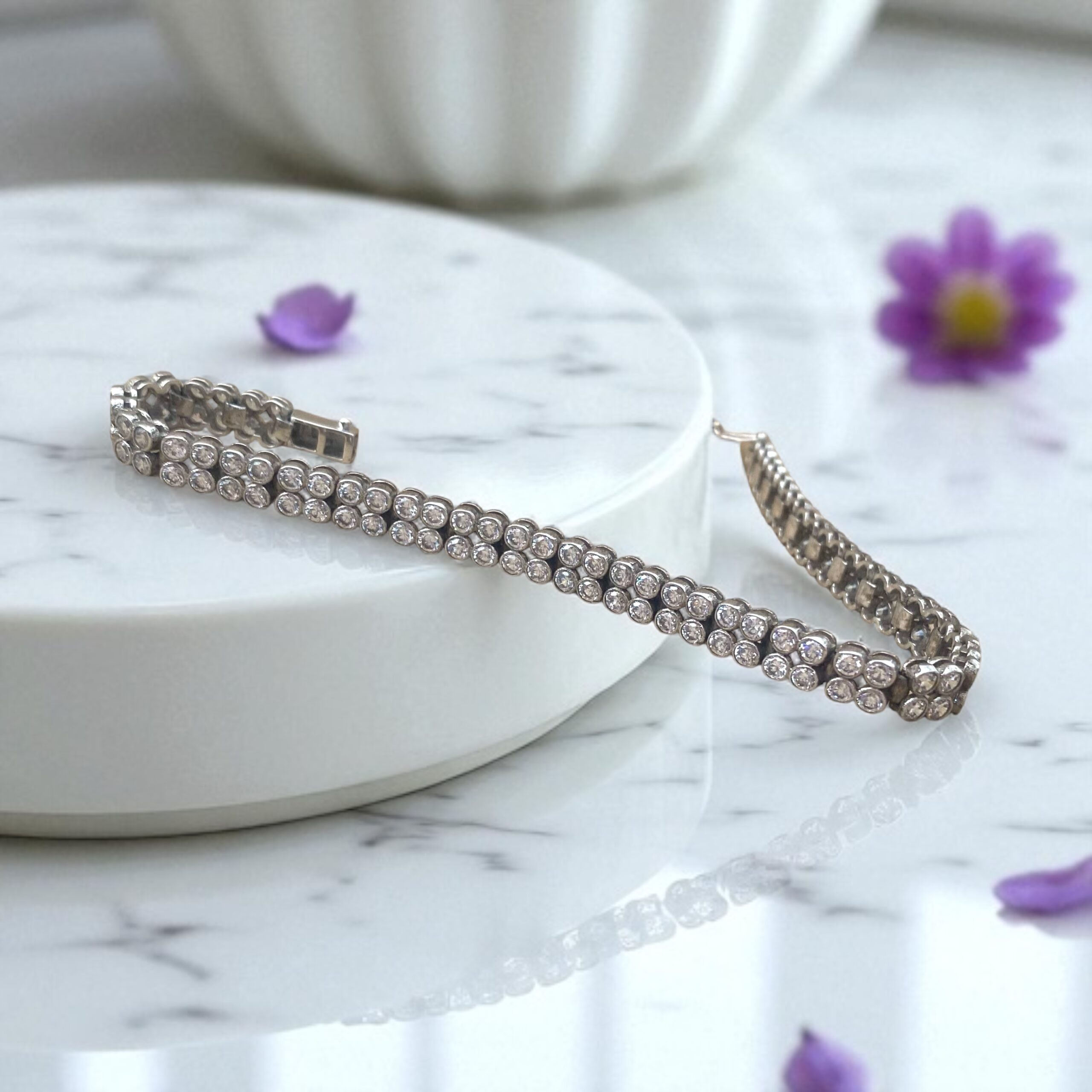 Çift Sıra Suyolu Bileklik - Görsel 2